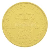 Hollandia 1913. 10G Au "I. Vilma" (6,73g/0.900) T:XF Netherlands 1913. 10 Gulden Au "...