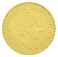 Hollandia 1933. 10G Au I. Vilma (6,73g/0.900) T:AU,XF Netherlands 1933. 10 Gulden Au Wilhelmina I (6,73g/0.900) C:AU,XF  Krause KM#162