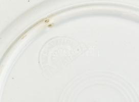 3 db bélapátfalvai fajansz tányér. Máz alatti festéssel. Kopásokkal, kis lepattanásokkal. Jelzett. d...