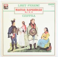 Liszt Ferenc, Cziffra György - Magyar Rapszódiák No. 1-16, 19; 3 x Vinyl lemez, LP, Hungaroton - SLPXL 12828-30, Magyarország, 1976