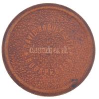 1896KB 1K Ag "Millennium" eredeti, dombornyomott, bordó színű "Millenniumi Koronaérem...