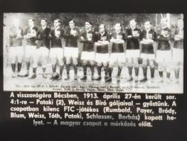 Hajrá Fradi dia eredeti dobozában + 2 db zománc kitűző