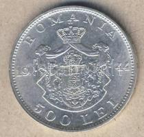 Románia 1944. 500L Ag T:2