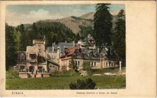 Sinaia, Vederea Cantinei si Corpu de Garda / view of the canteen and Guard Corps. Editura J. Schwarzfeld