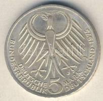 NSZK 1975. 5M Ag "Ebert" T:1