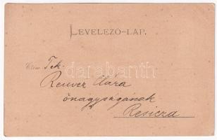 1898 (Vorläufer) Oravica, Oravita; Waldhaus am Lupp / erdészlak. C. Kehrer kiadása / forestry house ...