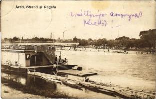 1924 Arad, Strand si Regata / strand és evezős klub, fürdőzők / beach and rowing club, bathers (fl)