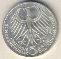 NSZK 1975. 5M Ag "Ebert" T:1