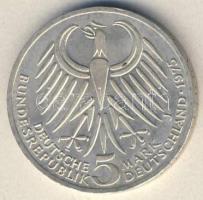 NSZK 1975. 5M Ag "Ebert" T:1