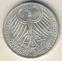 NSZK 1975. 5M Ag "Ebert" T:1