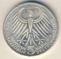 NSZK 1975. 5M Ag "Ebert" T:1