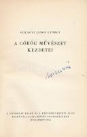 Művészettörténet sorozat 5 füzete (1, 6, 7., 18.,20.)
Bp., Gondolat - Képzőművészeti Alap. Kiadói p...