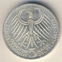 NSZK 1975. 5M Ag "Ebert" T:1