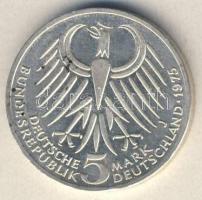 NSZK 1975. 5M Ag "Ebert" T:1