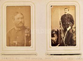 cca 1870-1910 Érdekes fotóalbum, sokféle témájú fotóval: Széll Farkas (1844-1909) magyar jogász; fén...