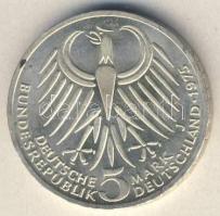 NSZK 1975. 5M Ag "Ebert" T:1