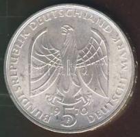 NSZK 1970. 5M Ag "Beethoven" T:1-