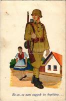 Re-ce-ce nem vagyok én kapitány / WWII Hungarian military, folklore (creases)