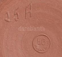 Német retró kerámia váza, jelzett, hibátlan, m: 20 cm