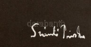 Szántó Piroska (1913-1998): Váza. Pasztell, papír, jelzett, üvegezett fakeretben, 68,5×48 cm