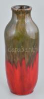 Kádár jelzésű mázas kerámia váza, hibátlan, m: 24 cm