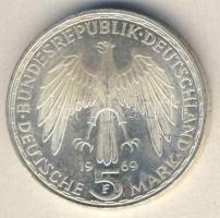 NSZK 1969. 5M Ag "Mercator" T:1