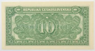 Csehszlovákia 1950. 10K három perforált lyuk "Bc 103984" T:UNC / Czechoslovakia 1950. 10 K...