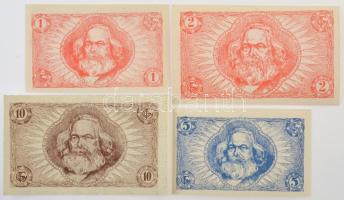 Budapest 1919. 1K + 2K + 5K + 10K "Fegyver és Gépgyár" utalvány T:UNC,AU
Adamo BUC-67