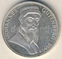 NSZK 1968. 5M Ag "Gutenberg" T:1