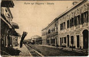 1924 Shkoder, Shkodra, Skadar, Skodra, Scutari, Skutari; Kujtim nga Shqypenia / street (EK)