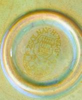 Zsolnay libatömő lány eozin mázas porcelán, jelzett, hibátlan 18 cm