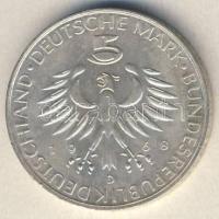 NSZK 1968. 5M Ag "Pettenkofer" T:1