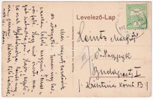 1912 Alvinc, Vintu de Jos; komp és átjárás / ferry crossing the river. Fotografie von Joseph Krempel...