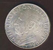 NSZK 1969. 5M Ag "Fontane" T:1