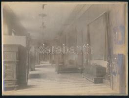 1910 gr Endrődy Sándor vépi kastélyának enteriőr fotói 4 db 24x16 cm megjelentek az Élet c. újságban