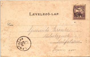 1901 Selmecbánya, Banská Stiavnica; Akadémiai központi épület, Ernst Zsigmond és Hauer Gyula üzlete,...