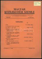 1940 A Közlekedési szemle Erdély visszacsatolása alkalmából kiadott különszáma erdélyi közlekedési ügyeiről