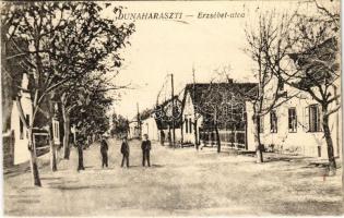 Dunaharaszti, Erzsébet utca. Hangya szövetkezet kiadása (Rb)