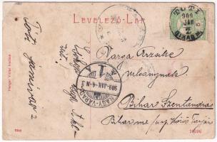 Margitta, Marghita; Piac tér, templomok, szamár szekér. Henger Victor kiadása 2282. (W.L. ?) / squar...