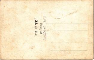 1939 Püspökfürdő, Szentlászlófürdő, Baile 1 Mai, Episcopiei (Nagyvárad, Oradea); fürdő vendégek csop...