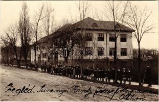 Cegléd, Surányi Károly József Hadiárva Otthon, árva gyerekek csoportja. Szombathy photo