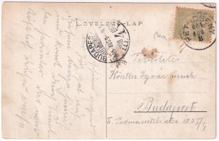 1905 Petrozsény, Petrosani; Boli barlang vasútállomás. Herz Arnold kiadása / Pestera Bolii / railway...