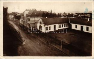 1940 Gyergyószentmiklós, Gheorgheni; Strada Regele Ferdinand / Ferdinánd király utca / street view (EK)