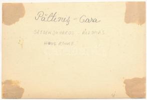 Paltinis (Suceava), vasútállomás / railway station. photo (non PC) (vágott / cut)