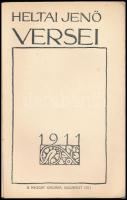 Heltai Jenő versei. Bp., 1911, Nyugat 123 p. Első kiadás. A címlapot Falus Elek rajzolta. Kiadói, il...