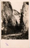 1928 Gyilkos-tó, Ghilcos, Lacul Rosu; Cheile Bicazului / Békás szorosi részlet / mountain pass, gorge. Lőrincz fotograf (Gheorgheni) photo