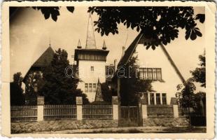 1940 Sepsiszentgyörgy, Sfantu Gheorghe; Muzeul national sacuesc / Székely Nemzeti Múzeum / Székely National Museum. photo + &quot;1940 Sepsiszentgyörgy visszatért&quot; So. Stpl. (EB)