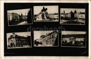 1940 Kolozsvár, Cluj; mozaiklap / multi-view postcard (EK)