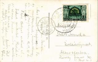 1940 Dés, Dej; Református templom, piac / Calvinist church, market. photo + "1940 Dés visszatér...