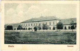 Szamosújvár, Gherla; Cazarma / laktanya / military barracks + &quot;1940 Szamosújvár visszatért&quot; So. Stpl. (EK)